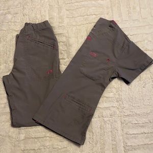 Iguana Med Gray Scrubs